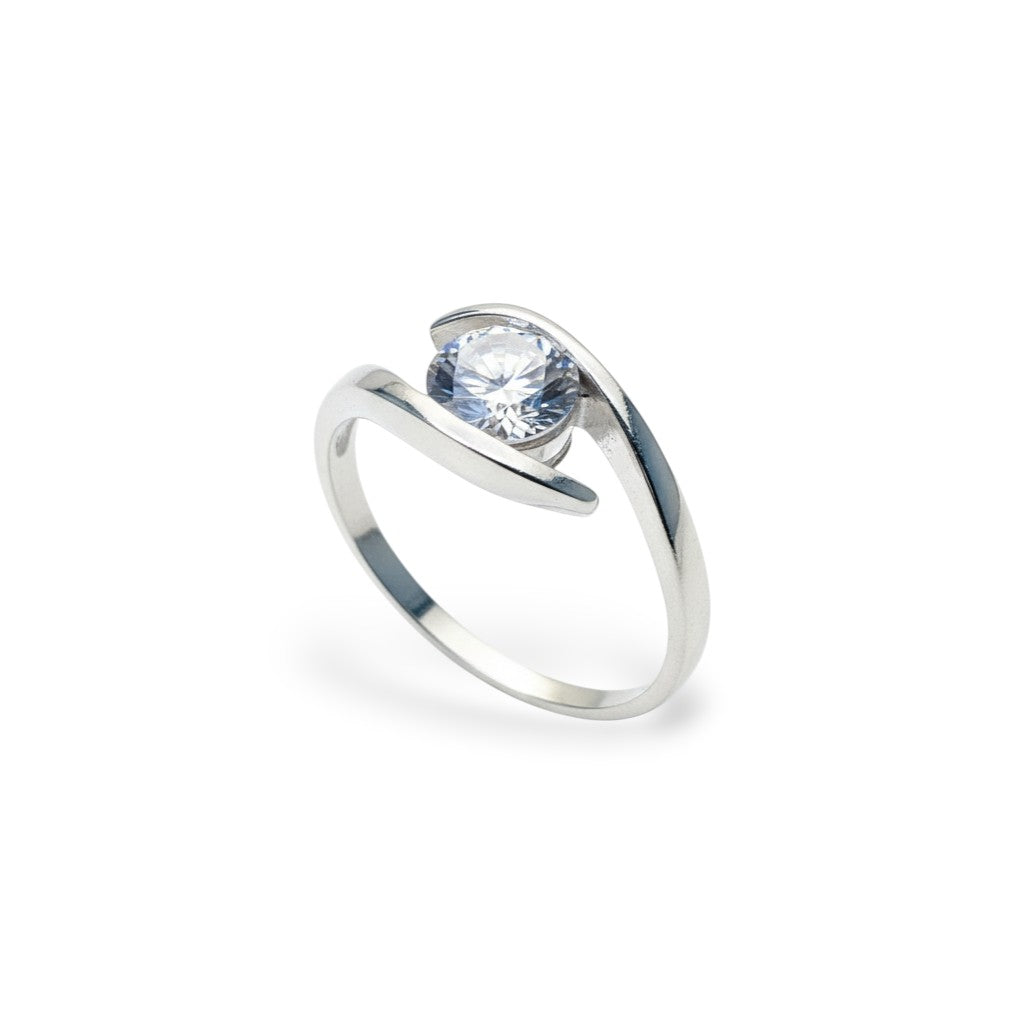 Anillo Destello de Plata