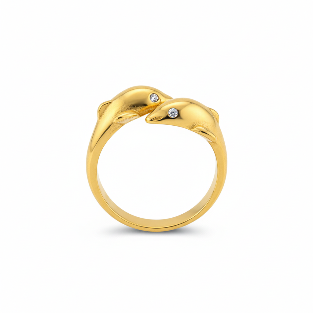 Anillo Delfines Eternos