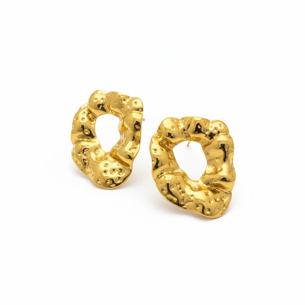 Aretes Golden Chunky