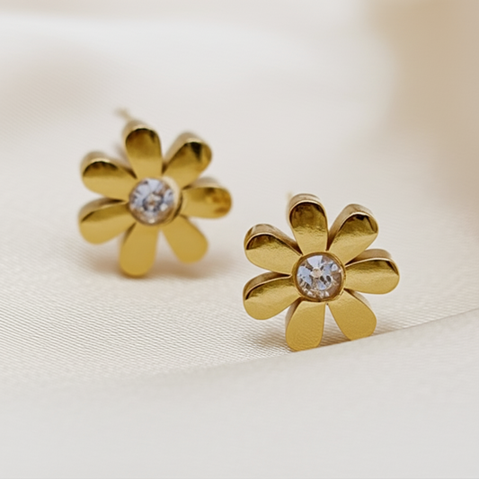 Aretes Flor Radiante