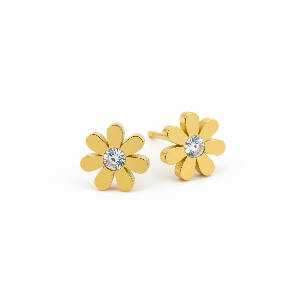 Aretes Flor Radiante