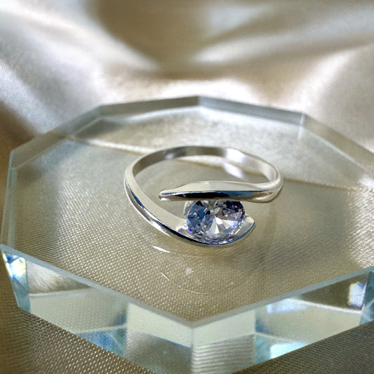 Anillo Destello de Plata