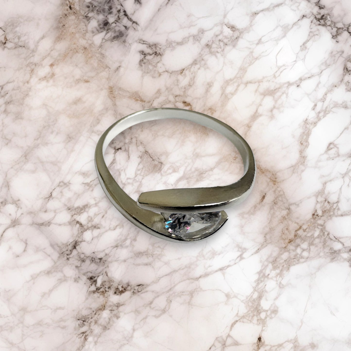 Anillo Destello de Plata