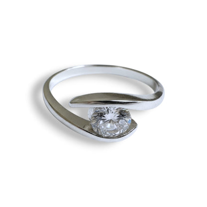 Anillo Destello de Plata