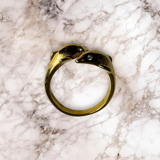 Anillo Delfines Eternos