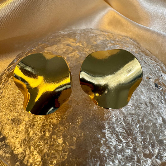 Aretes Ola Dorada