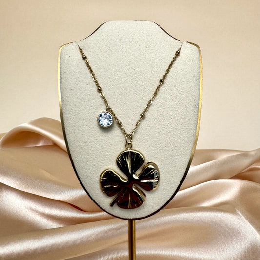 Collar Trébol de Fortuna Dorado