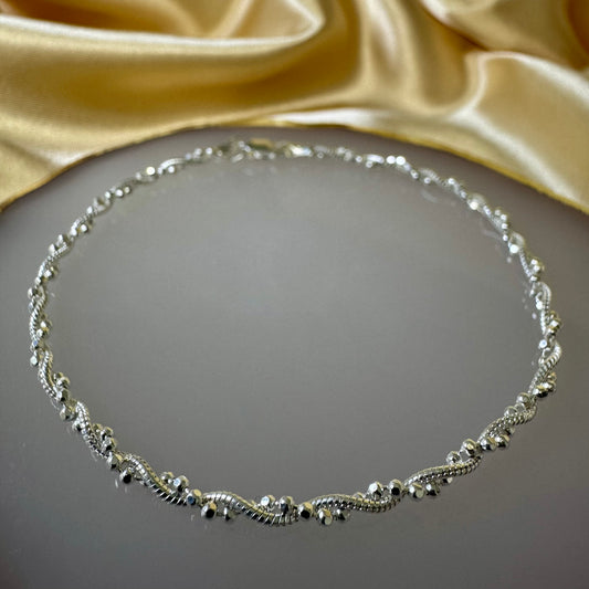 Pulsera Celestial Plata Enlazada