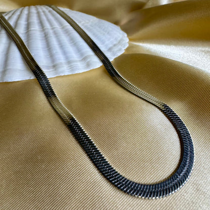 Collar Silver Snake