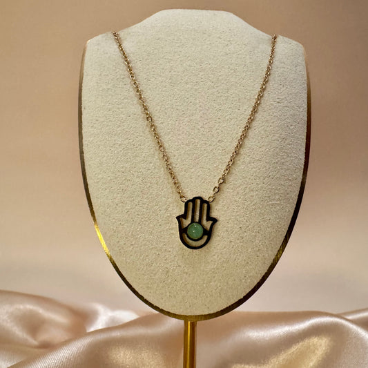 Collar Golden Hamsa