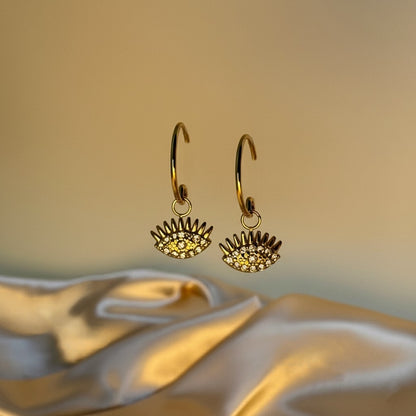 Aretes Golden Eye Spark