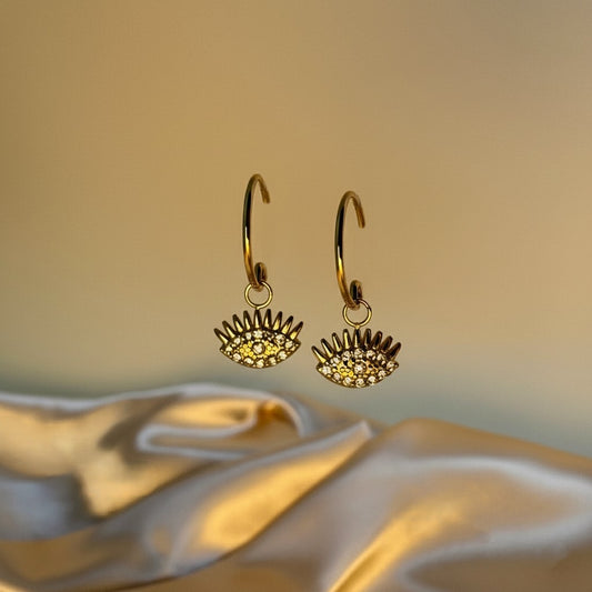 Aretes Golden Eye Spark