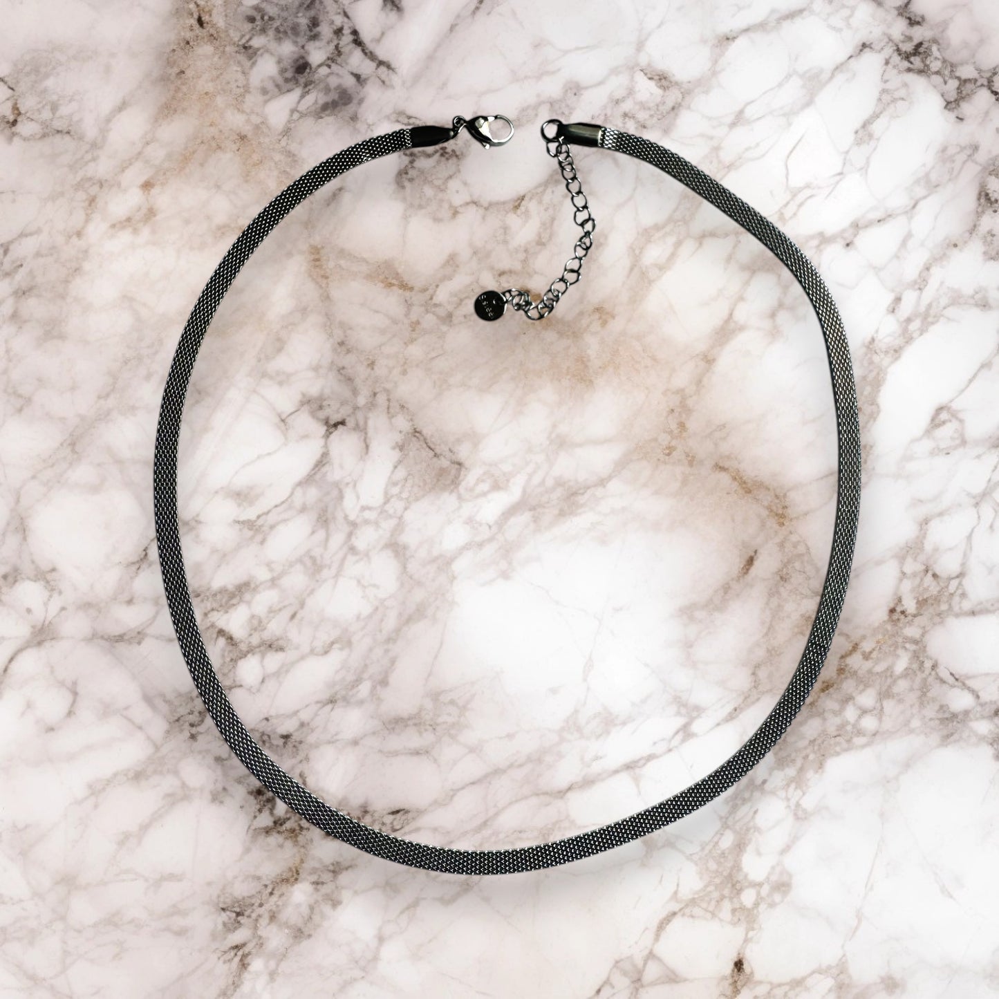Collar Silver Mesh