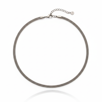 Collar Silver Mesh