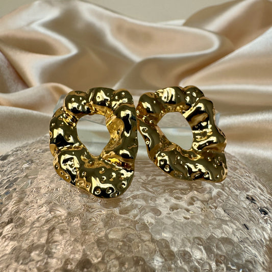 Aretes Golden Chunky