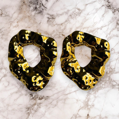 Aretes Golden Chunky